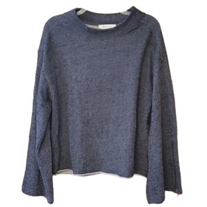 Two by Vince Camuto Womans Zipper Sleeve‎ Textured Top Size Medium